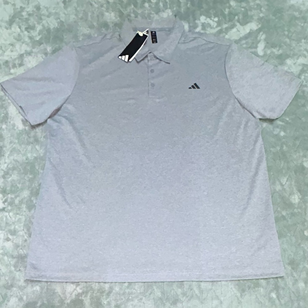 Adidas Performance Golf Short Sleeve Polo Shirt Men’s Size XL Gray